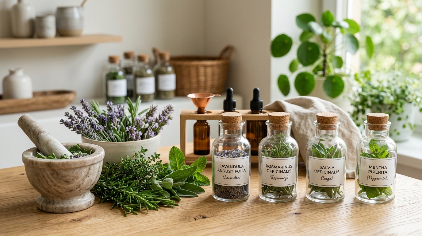 Botanical medicine setup